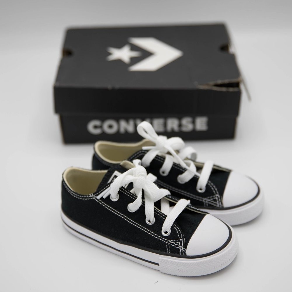 🌟 Converse Black Chuck Taylor Toddler Size 8 NIB